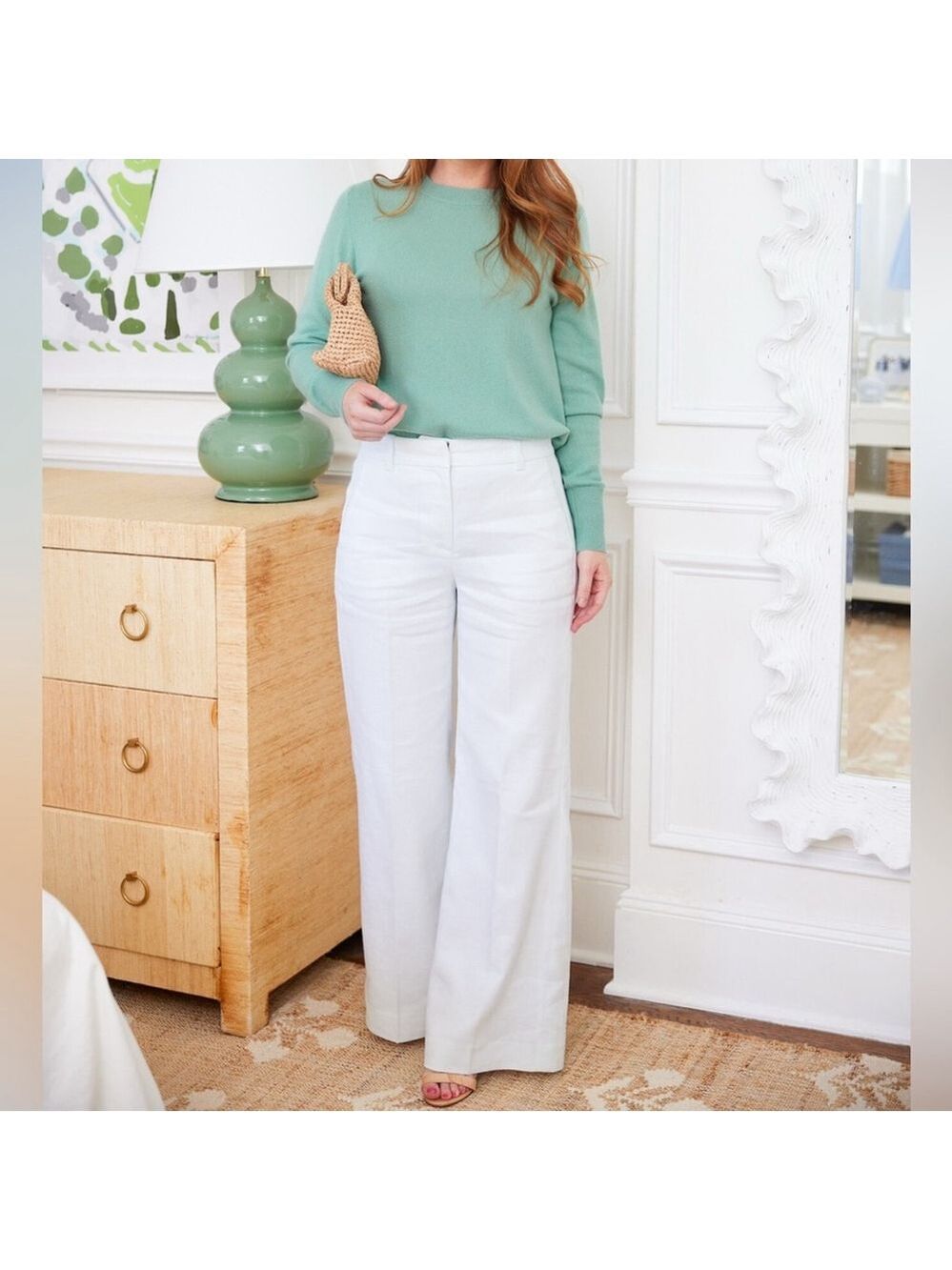 J. Crew Cashmere classic-fit crewneck sweater Size M - Picture 2 of 12